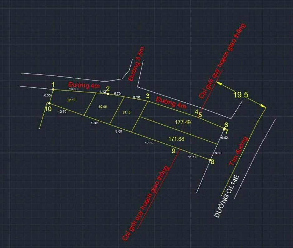 HÀNG ĐỘC QUYỀN NÓNG HỔI MỚI RA LÒ - ĐẤT BÁN LÔ 2 MẶT TIỀN  650m², 500m2 đất ở, Ngang 12m – NGÃ TƯ VÀNG ĐÔNG–TÂY / NAM–BẮC – CẠNH LỐI VÀO CAO TỐC BẮC–NAM