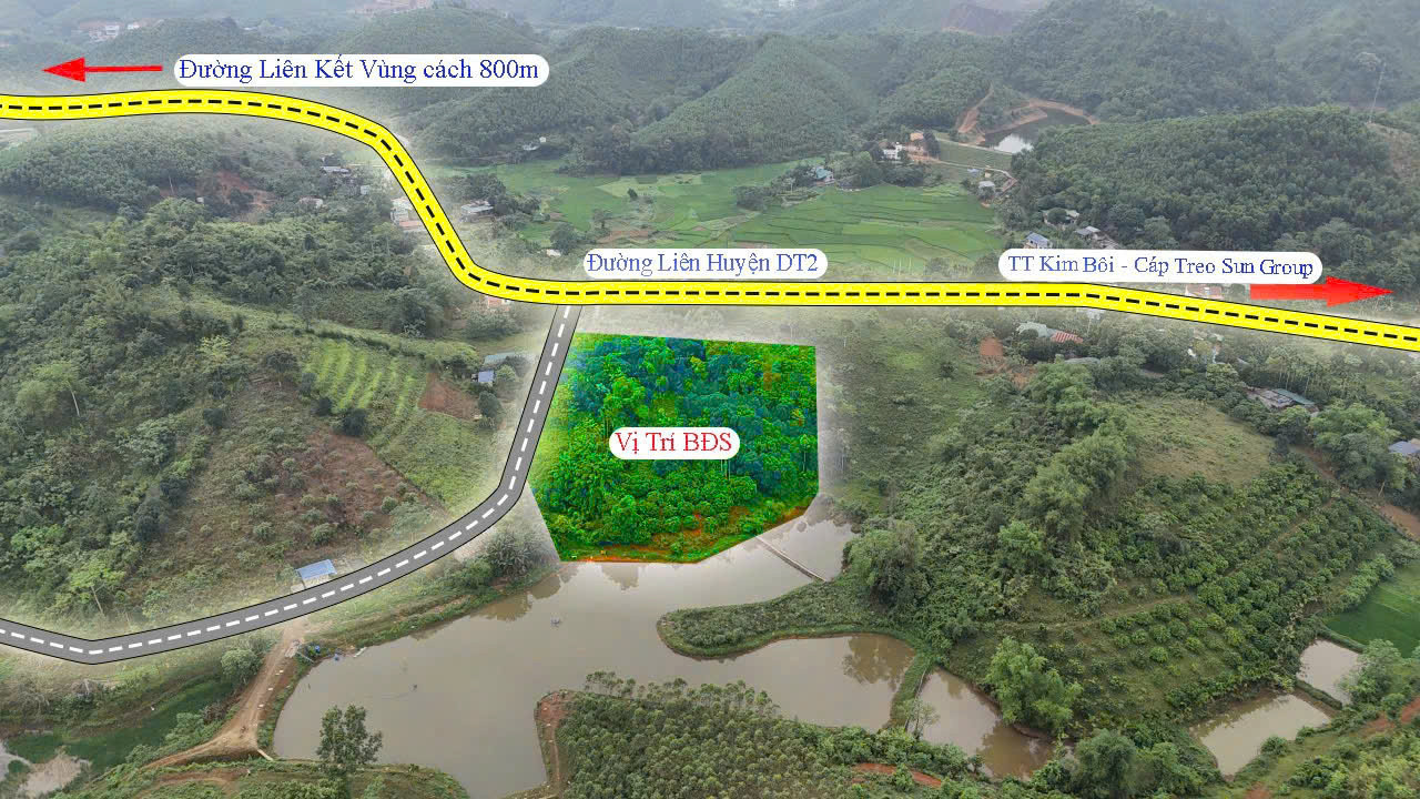 PHIÊN BẢN GIỚI HẠN: SIÊU PHẨM 7000M2 BÁM HỒ - TỰA NÚI TẠI LÕI NGHỈ DƯỠNG KIM BÔI!