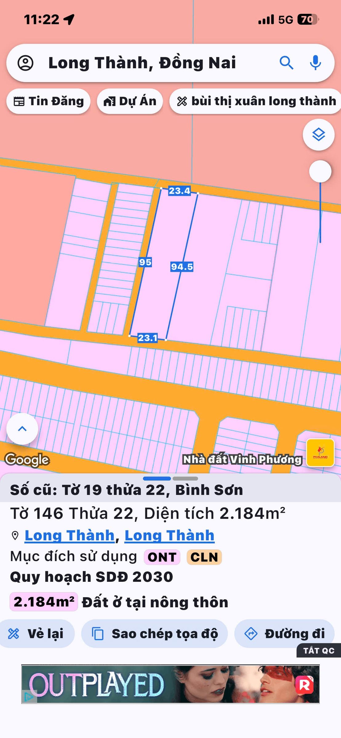 3 MẶT TIỀN SAU LƯNG STC - TĐC SÂN BAY LONG THÀNH