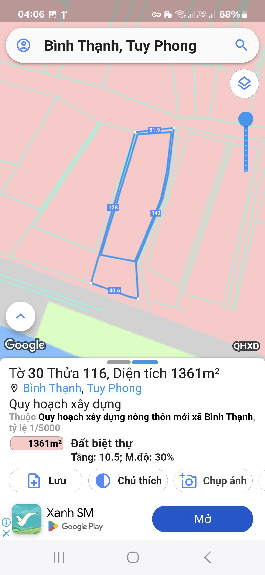 Cần bán đất mặt đường biển 716 . Quy hoạch đất biệt thự . Khu nghỉ dưỡng cao cấp . Gần nhà hàng hải sản .