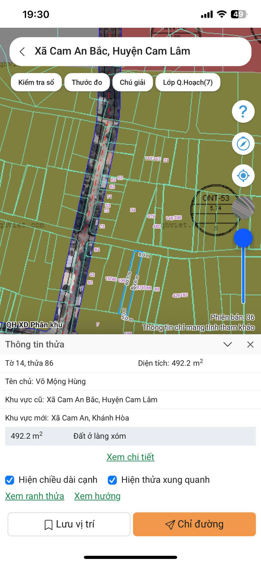 86.14 TÂN AN CAM AN BẮC 8X60M2 FULL TC
vị trí : TÂN AN CAM AN BẮC 8X60M2 FULL TC
DIỆN TÍCH : 8X60M FULL TC 
giá tổng bán :1 TỶ 900 TRIỆU
LIÊN HỆ : MINH HIẾU 0389623794 BĐS