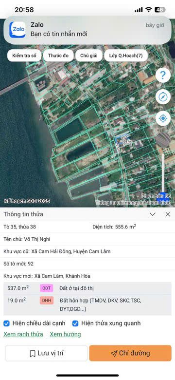 35.35 555,6M2 GIÁ 15 TỶ
vị trí : thôn thuỷ triều cam lâm 
diện tích 555,8M2
DIỆN TÍCH ; 555,8M2  15 TỶ
giá tổng bán :7ty758tr NGUYÊN LÔ
LIÊN HỆ : MINH HIẾU 0389623794 BĐS