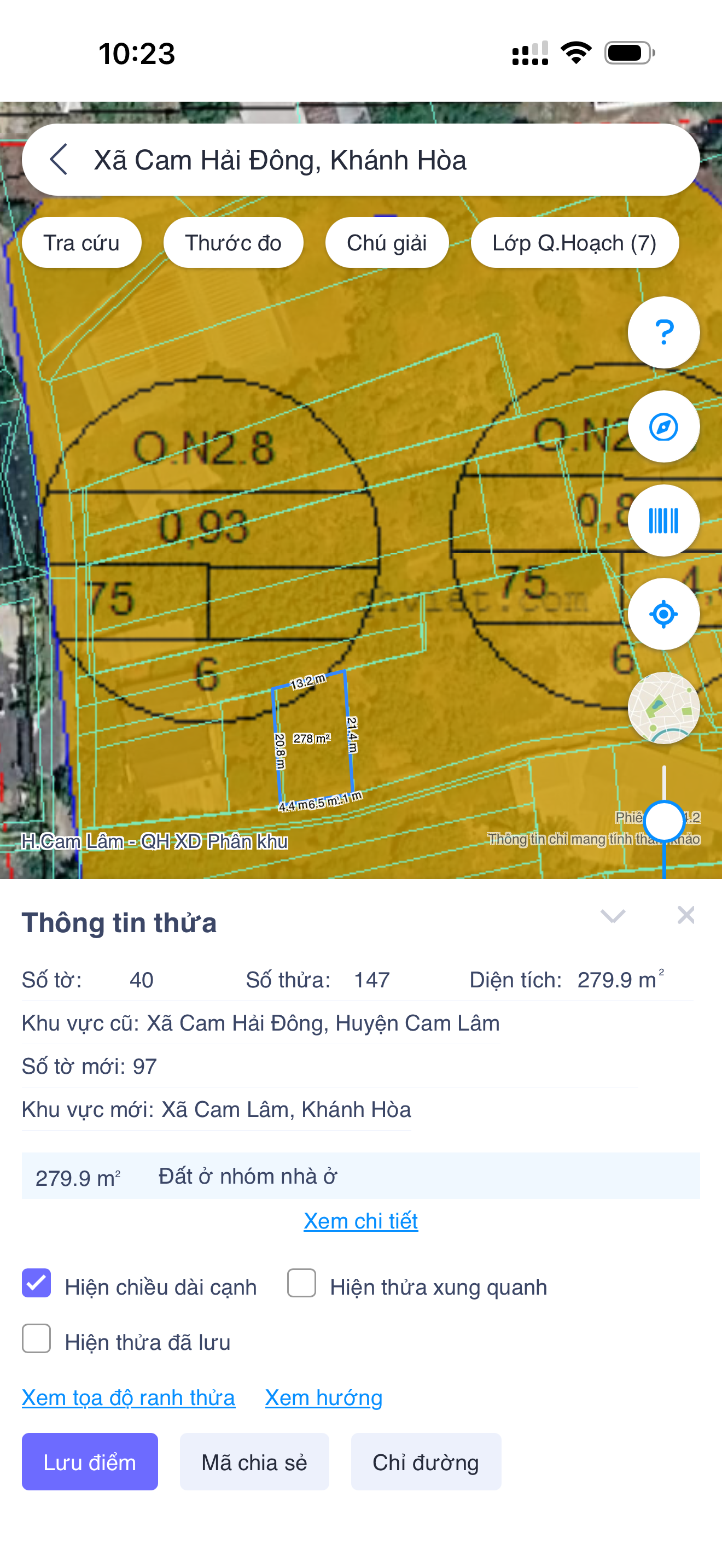 Đất Gần Đầm Thuỷ Triều - Cam Lâm