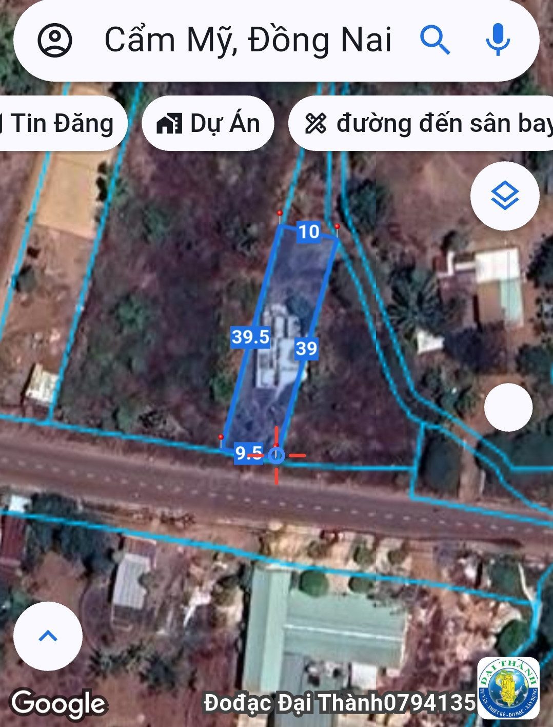 Bán Đất 500m² thổ cư 210m² giá 2 tỷ tại Xã Cẩm Mỹ Đồng Nai