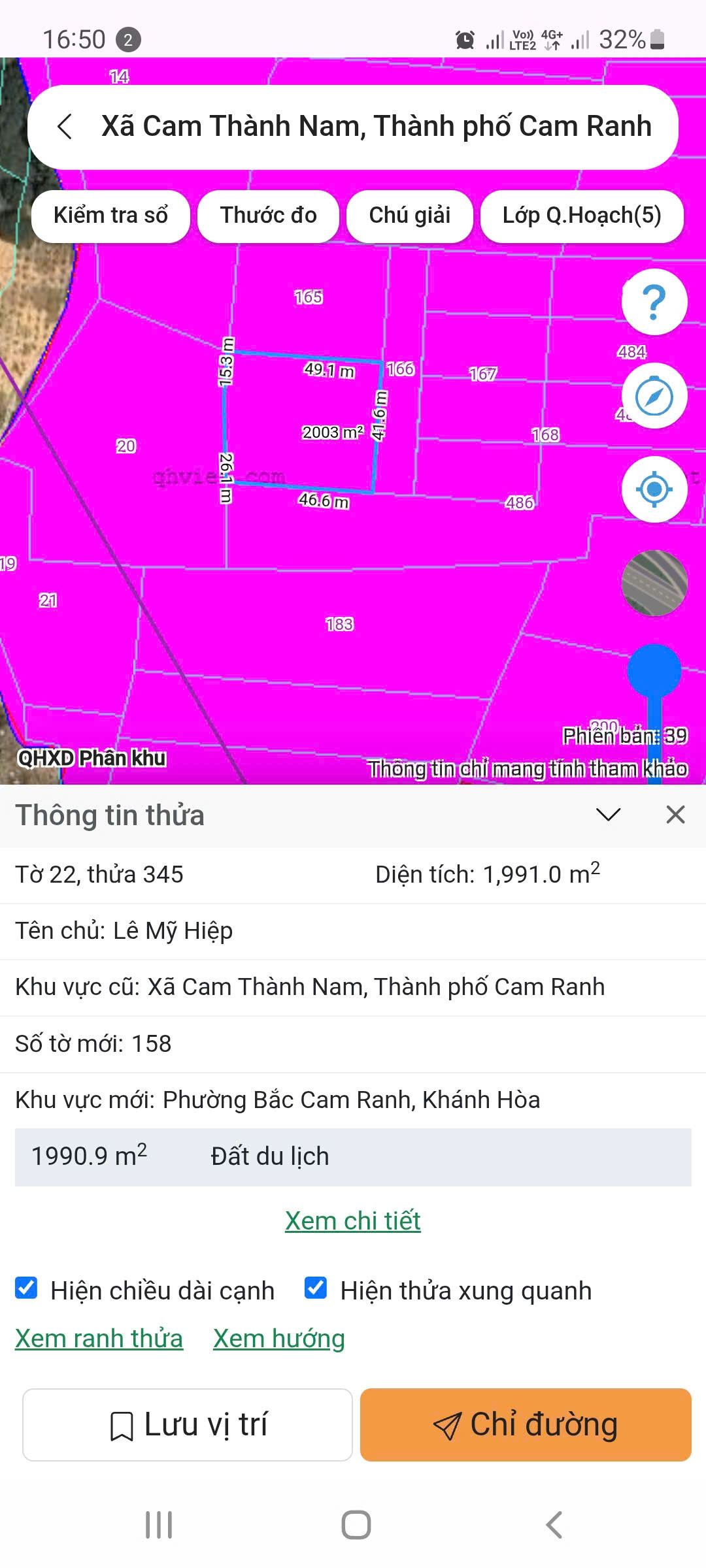 345.22 1991m2 xã cam thành nam bắc cam ranh
vị trí cam thành nam , bắc cam ranh, Khánh Hoà
diện tích ;1991m2 
giá 500 triệu hết sổ
giá tổng bán : 500 triệu