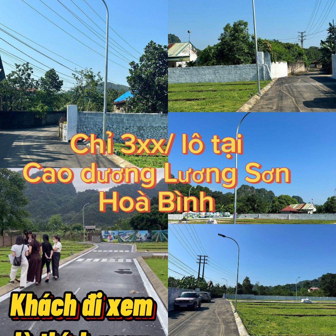 Đất Cao dương Lương Sơn HB 3xx