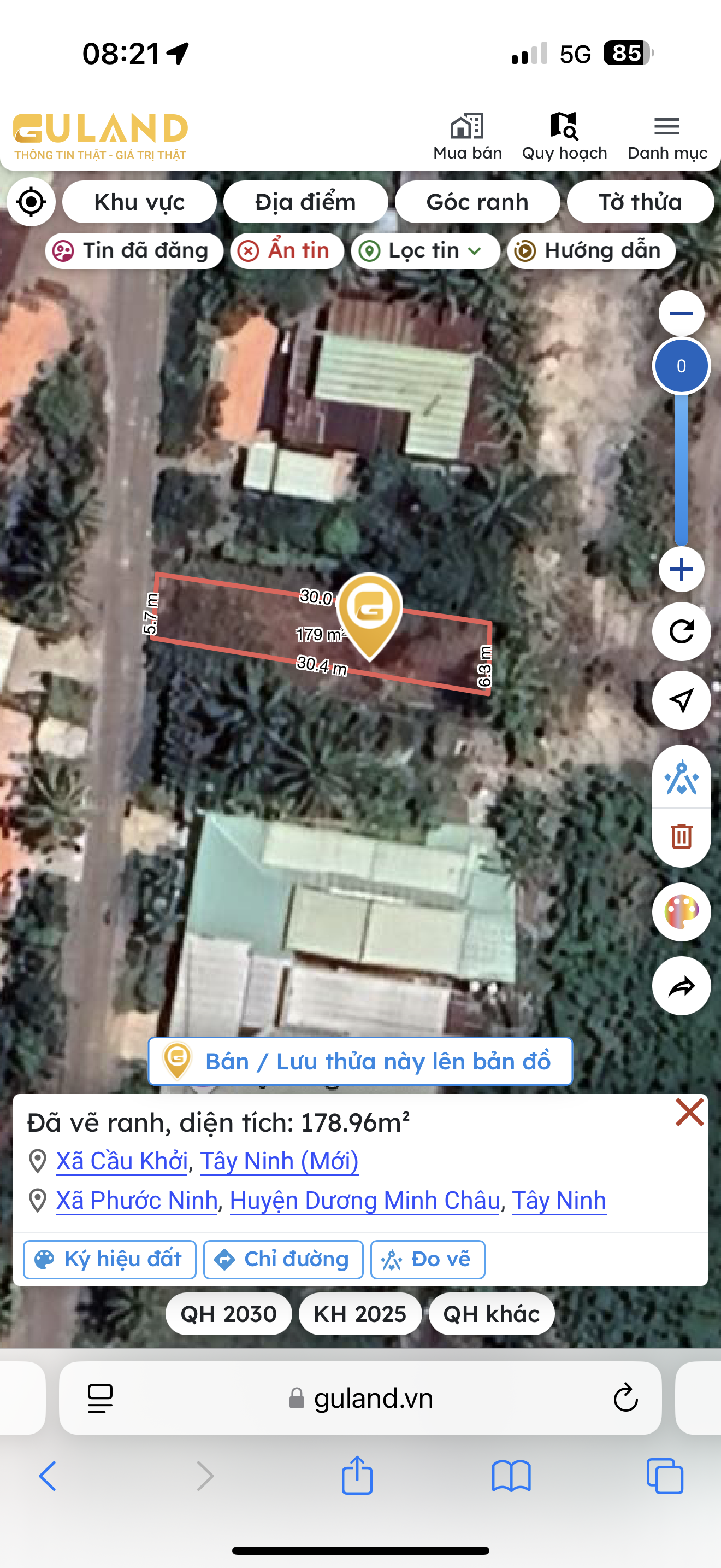 Bán đất 179m² giá 399 triệu Xã Cầu Khởi