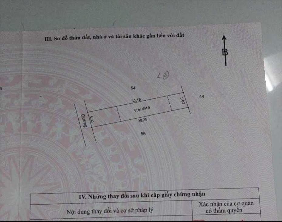 Bán đất 151m² ngang 5m giá 535 triệu Xã Châu Đức
