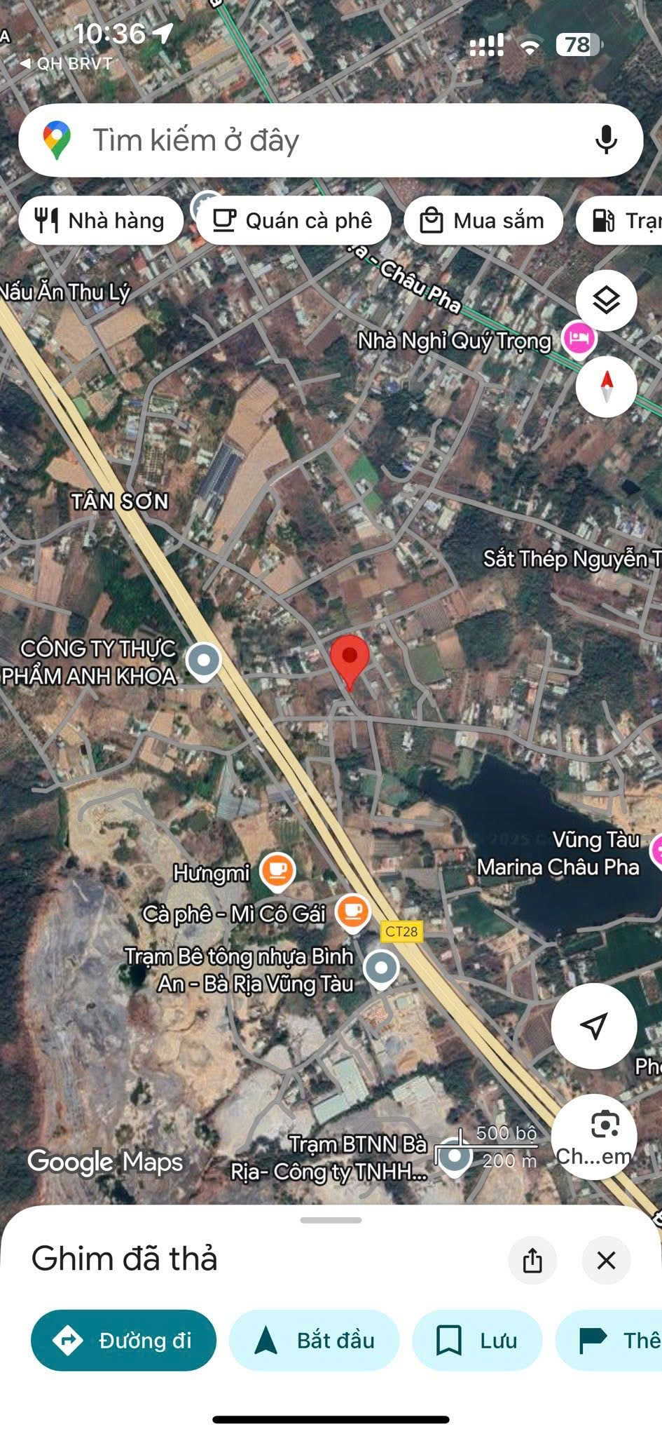 Bán đất 174.6m² có sẵn 109m² thổ cư ngang 5m giá 1.87 tỷ tại Xã Châu Pha
