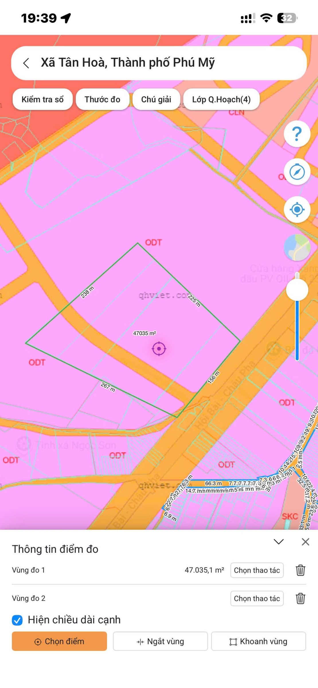 4,7 HA MẶT ĐƯỜNG HỘI BÀI - CHÂU PHA