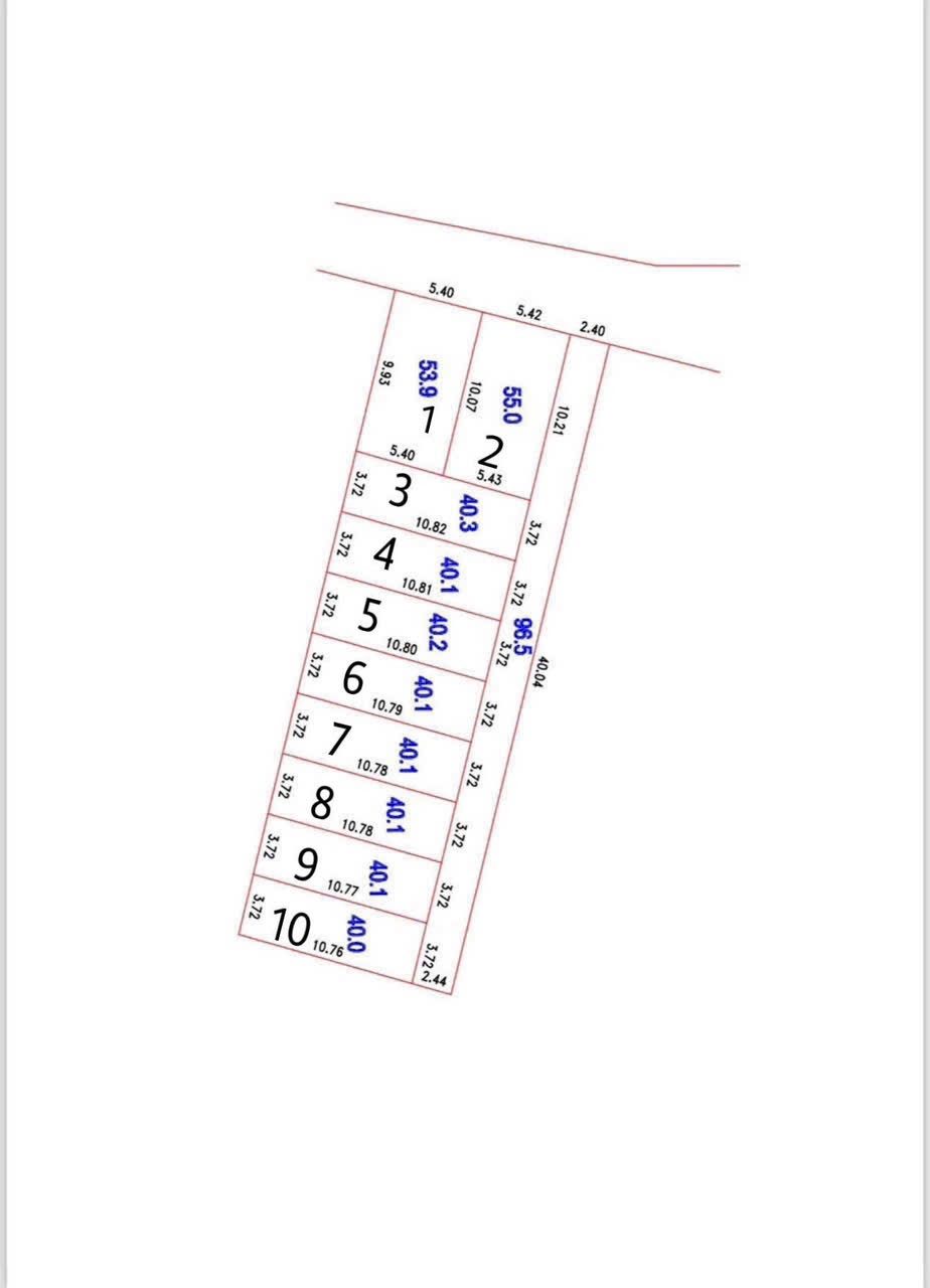 Bán đất 40,1m² full thổ cư ngang 3,72m giá 2.59 tỷ tại Xã Chương Dương- chương lộc, chương dương, thường tín