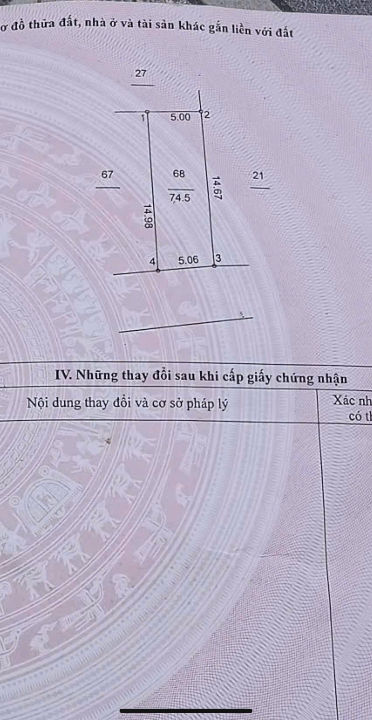 Bán đất 74,5m² full thổ cư ngang 4,90m giá 2.7 tỷ tại Xã Chuyên Mỹ, thôn bối khê, xã chuyên mỹ
