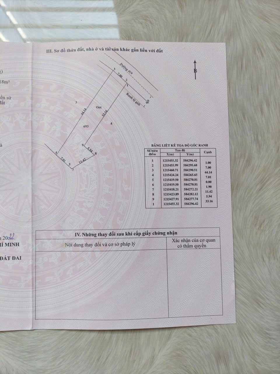 Bán đất 389.4m² có sẵn 368m² thổ cư ngang 8m giá 7,8 tỷ tại Xã Củ Chi
