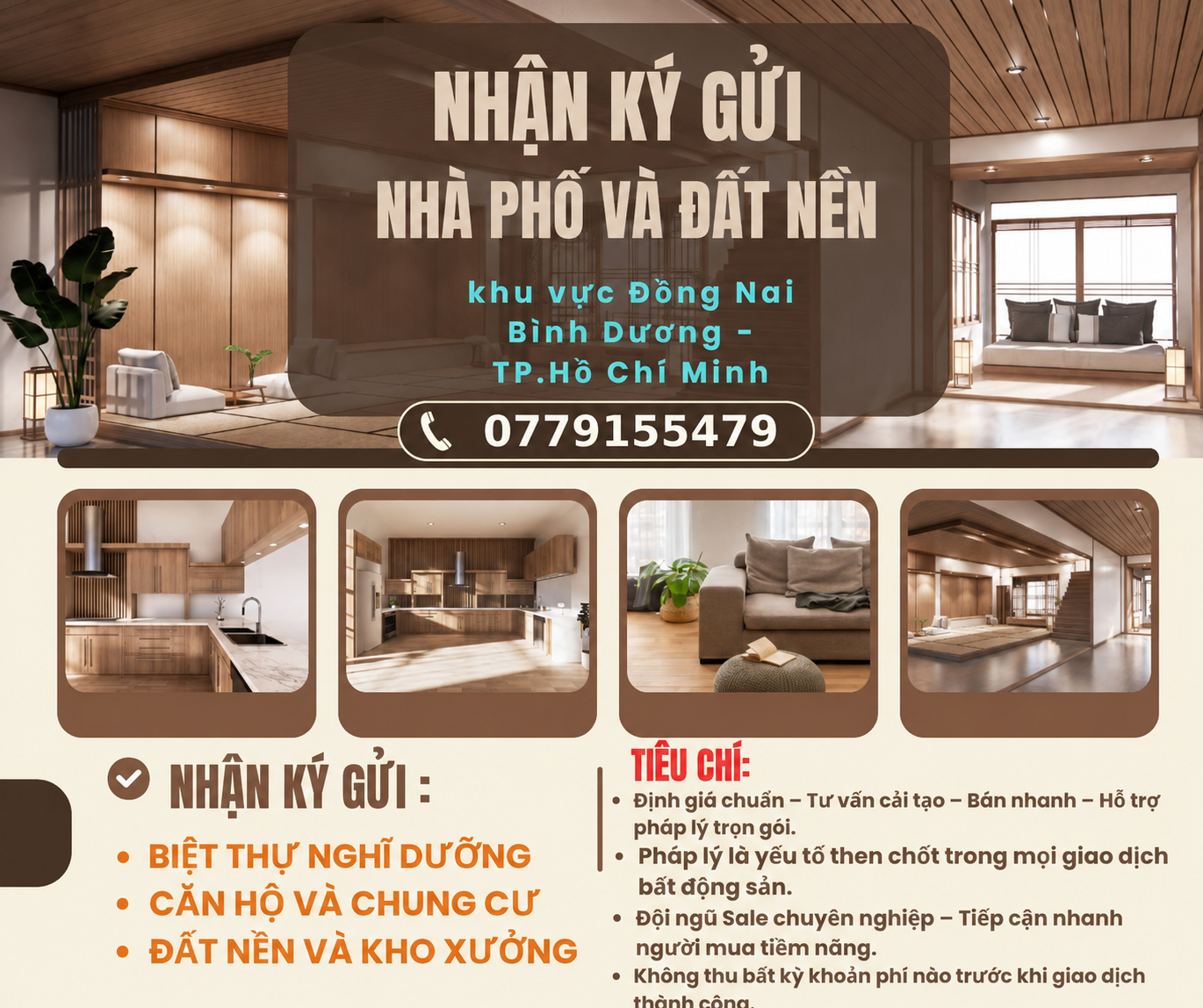 Bán. ✅✅✅ CHUYÊN NHẬN KÝ GỬI VÀ MUA BÁN NHÀ & ĐẤT TP HCM, LONG AN, BÌNH DƯƠNG, BÌNH PHƯỚC, ĐỒNG NAI🔥🔥🔥

👉 CAM KẾT NHANH CHÓNG & HIỆU QUẢ - RA HÀNG TRONG VÒNG 7 NGÀY 🌟

📲 Liên hệ ngay 0779155479