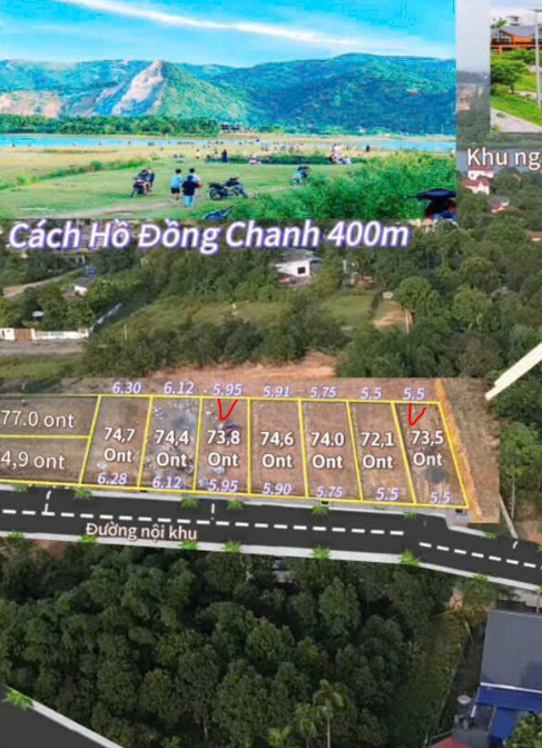 73.8m full thổ cư - mặt tiền 5.5m - đường áp phan - giá chỉ 9xx tr