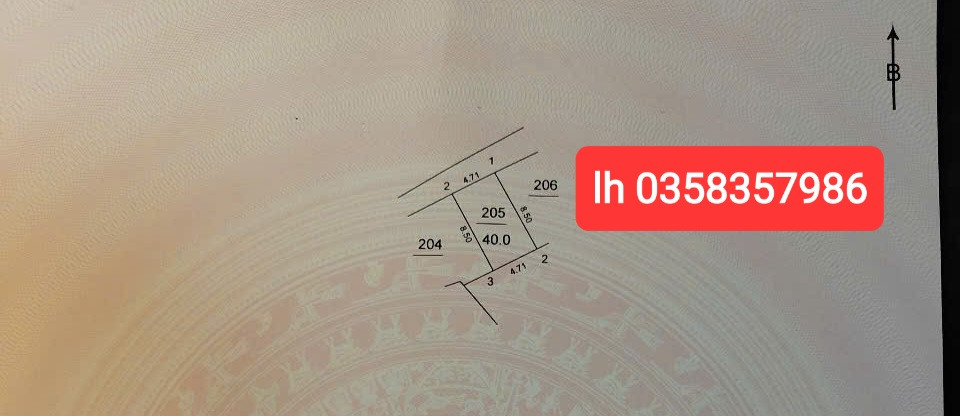 Bán đất 40m² ngang 4.71m giá 1.25 tỷ Xã Đa Phúc