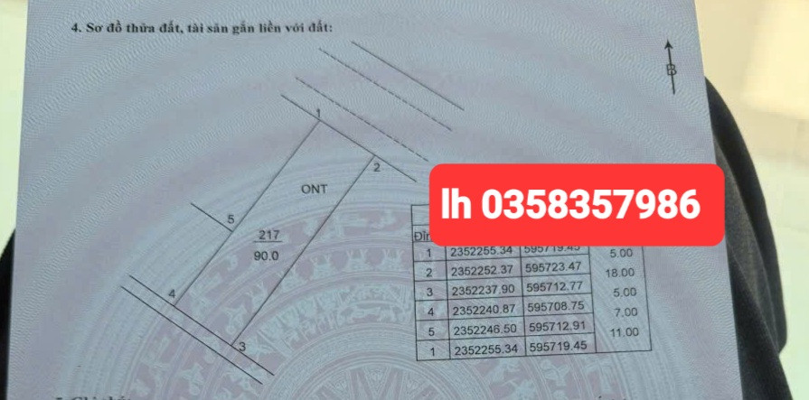 Bán đất 90m² ngang 5m giá 2.15 tỷ Xã Đa Phúc