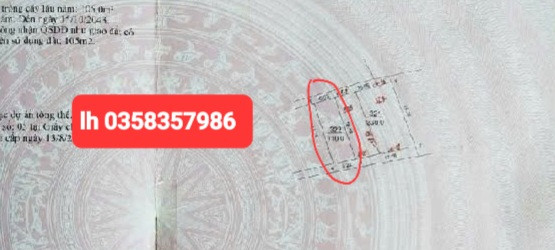 Bán đất 220m² có sẵn 79m² thổ cư ngang 11m giá 3.4 tỷ tại Xã Đa Phúc