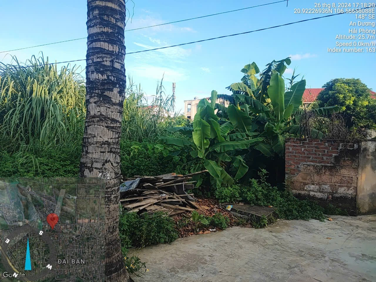 Bán đất 60m² ngõ oto 720  triệu tại Xã Đại Bản ,An Dương. liên hệ 0362558882
