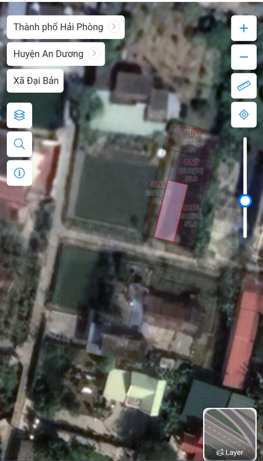 chính chủ gửi bán lô góc 51,5m2 xã Đại Bản, huyện An Dương, giá chỉ 550 triệu.