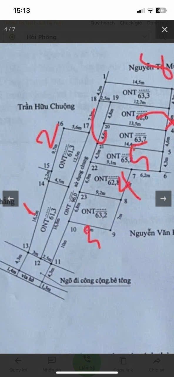 06.2026.Bán Đất 63m² thổ cư 63m² giá 1.1 tỷ tại Xã Đại Bản Huyện An Dương Hải Phòng. liên hệ 0362558882