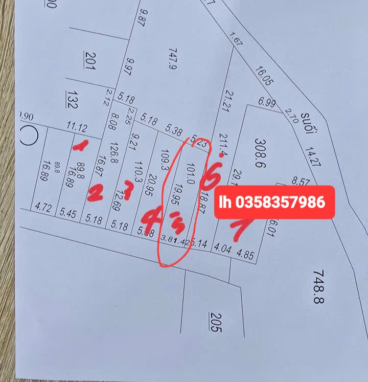 Bán đất 101m² ngang 5.23m giá 970 triệu Xã Đại Phúc