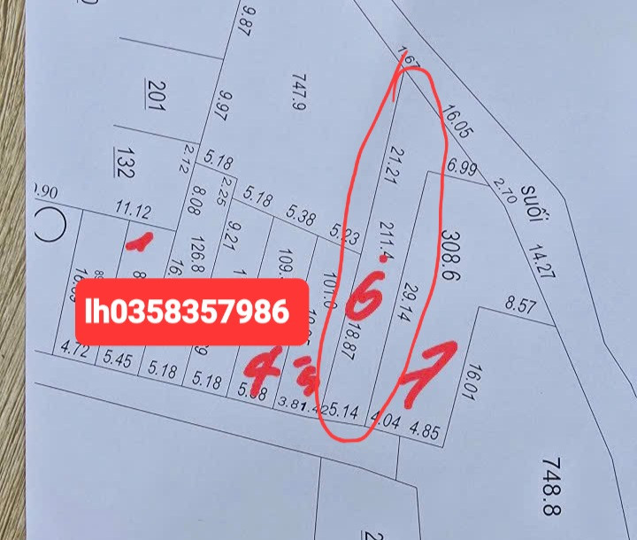 Bán đất 211.4m² ngang 5.14m giá 1.15 tỷ Xã Đại Phúc