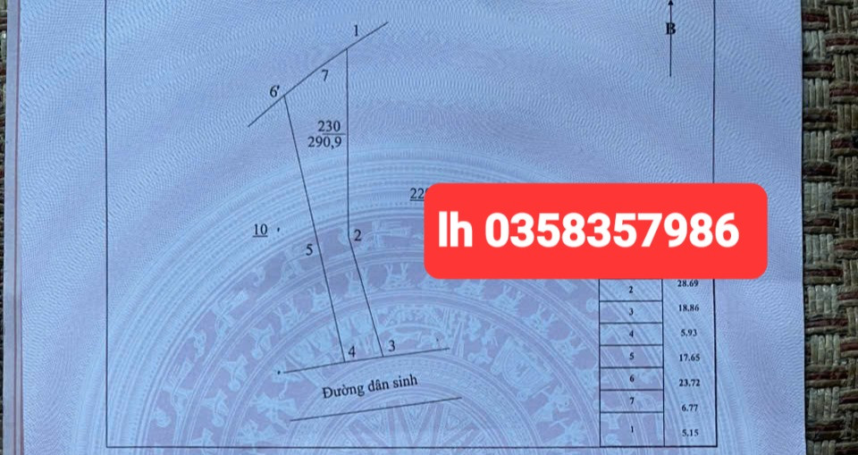 Bán đất 682m² ngang 50m giá 5.1 tỷ Xã Đại Phúc