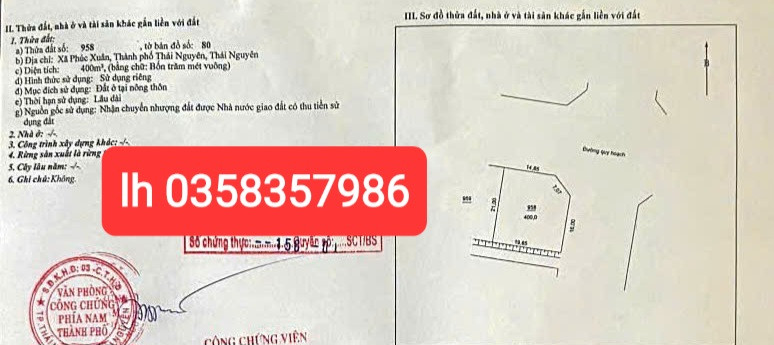 Bán đất 400m² ngang 19.5m giá 8.2 tỷ Xã Đại Phúc