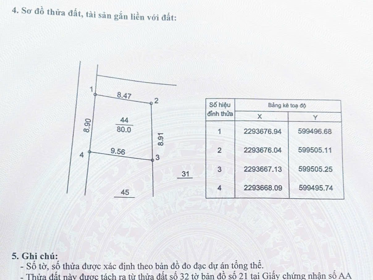Bán đất 80m² lô góc full thổ cư ngang 8,9m giá 2.35 tỷ tại Xã Đại Xuyên khai thái, phú xuyên