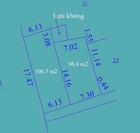 Bán đất 96m² full thổ cư ngang 7,3m giá 1.98 tỷ tại Xã Đại Xuyên- bạch Hạ