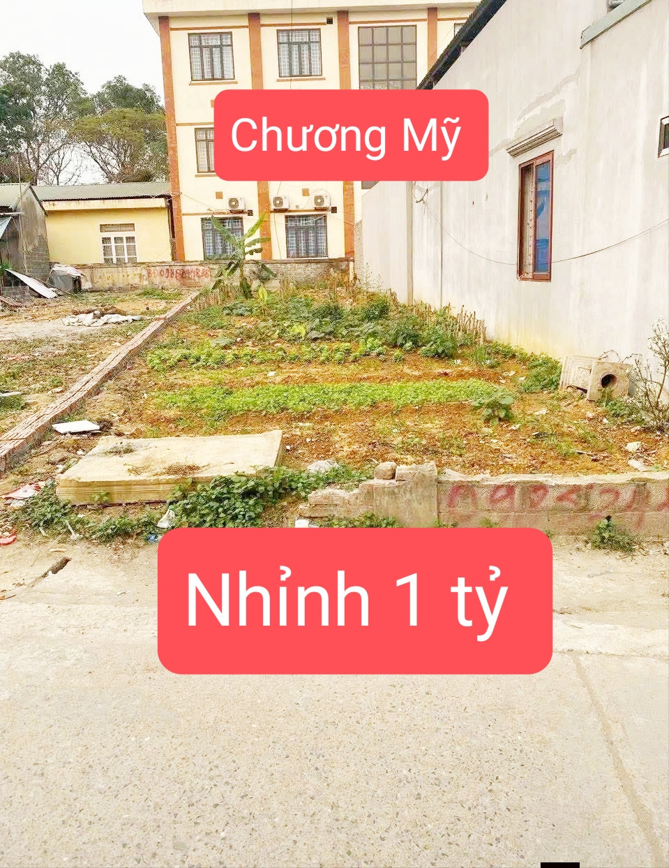 Bán đất Chương Mỹ 76m2 1 tỷ 6 sẵn sổ đỏ