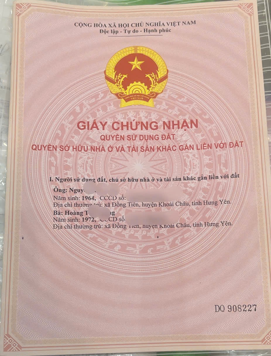 Dân Tiến < cũ > 104,6m2 full thổ cư MT5m