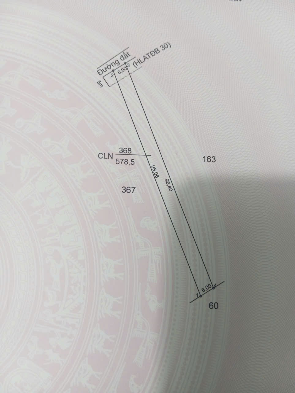 Bán đất 578.5m² ngang 6mx98 quy hoạch lên được thổ cư giá 700 triệu tại Xã Dầu Tiếng tphcm