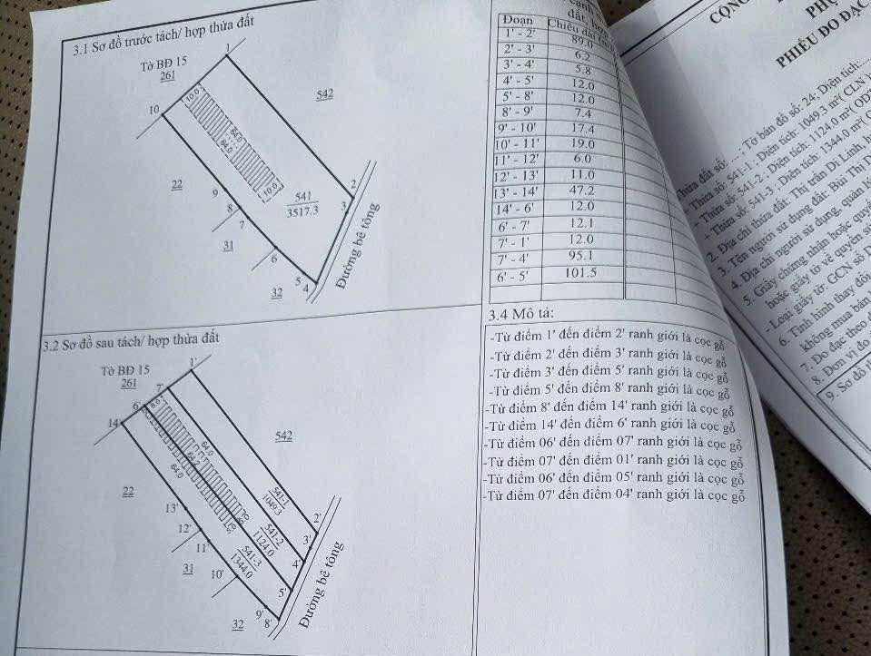 Bán đất 3517m² ngang 36m giá 9.5 tỷ Xã Di Linh