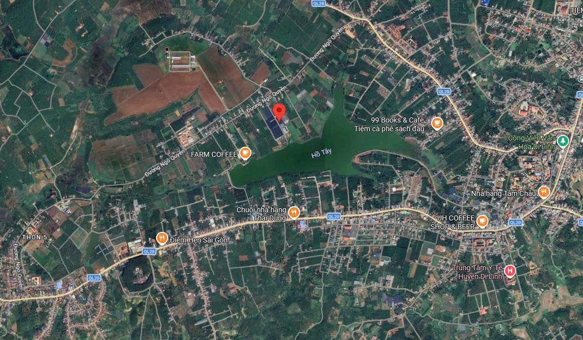Bán đất 1510.98m² có sẵn 400m² thổ cư ngang 10m giá 18 tỷ tại Xã Di Linh