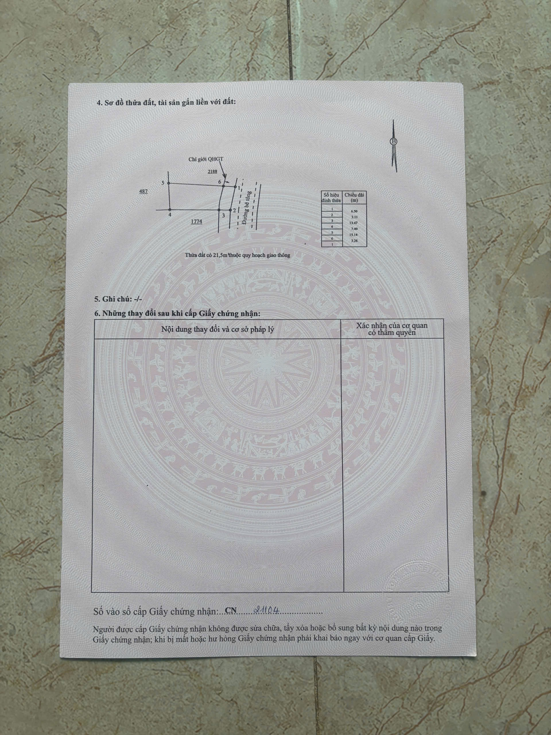 Bán 6 lô Mặt Tiền đường Miên Hoa gần đường Hương Lộ 45 chỉ.Giá chỉ từ 1.148 Tỷ/lô

- Diện tích từ: 102-120 m2.Sổ Hồng ONT
- Đường Miên Hoa rộng 8m Quy Hoạch rộng 13m
- Vị trí đẹp, ngay khu dân cư đông và đường Liên Vùng
- Di chuyển về trung tâm thành