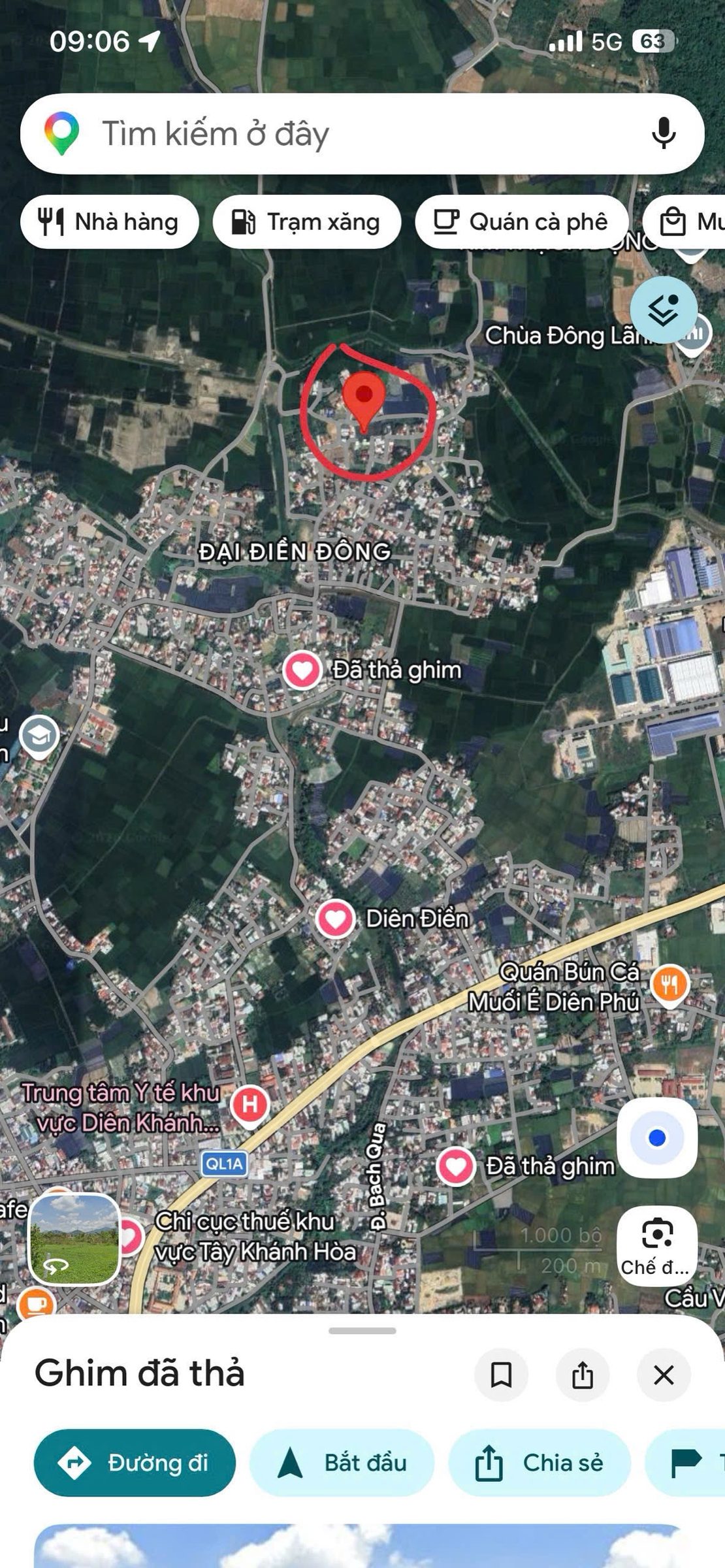 Cần bán lô đất full thổ cư
 xã DIÊN ĐIỀN🎀,diện tích 656,8m2 giá 3tỷ950triệu
ngang 27,14m dài 26,17m2 full thổ
cách 1km là tới ubnd trường học bệnh viện đa khoa diên khánh 5phút di chuyển đến thành cổ 
Lh  ☎️