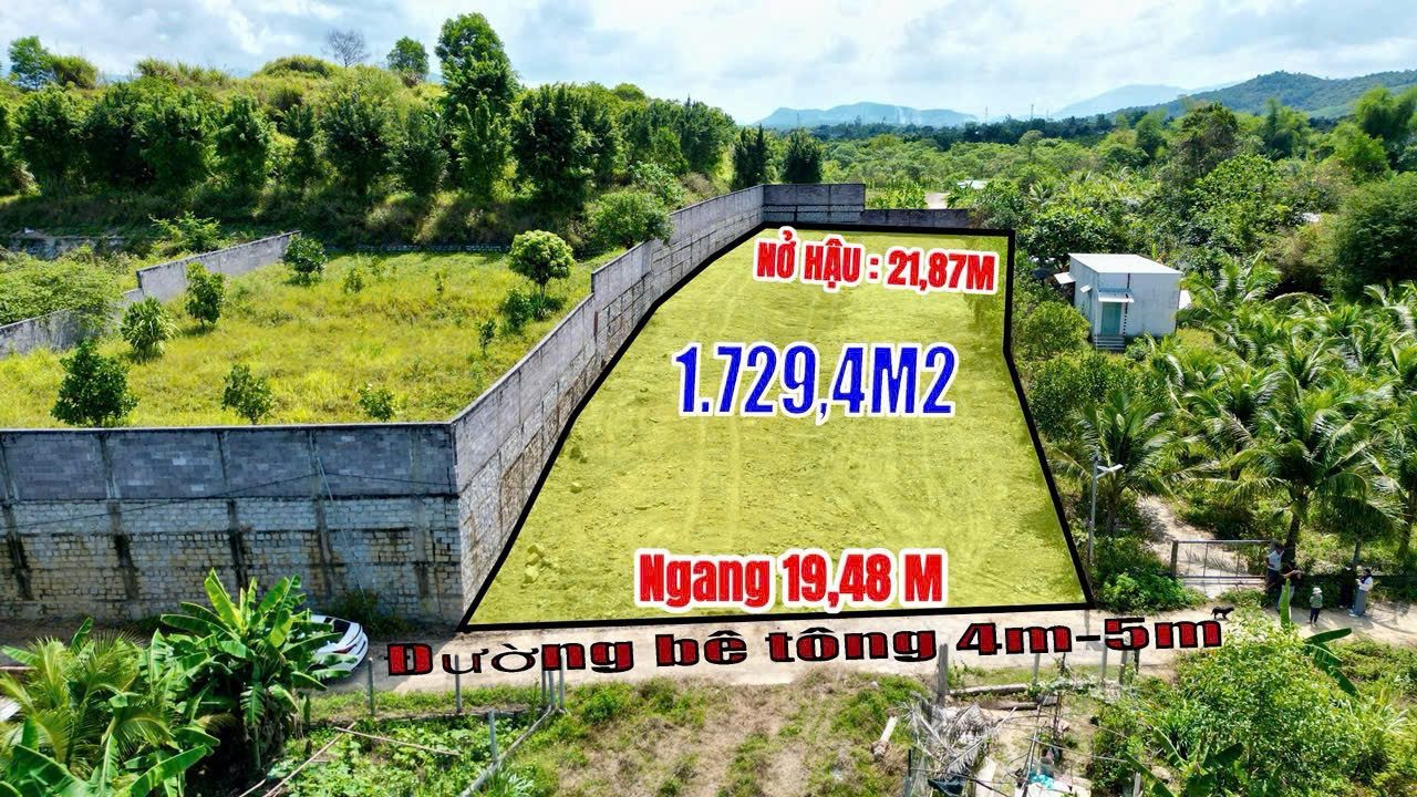 Bán lố đất diên đồng 1729,4m2  TL mạnh giá 2 tỷ6 co 200( cư )