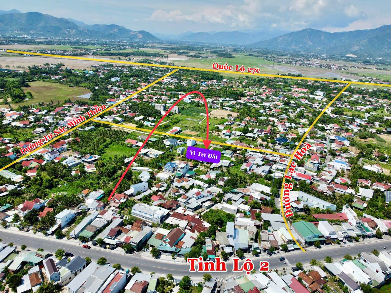 Bán Lô Góc cực đẹp tại Xã Diên Lạc , Cách Đường Tỉnh Lộ 2 vào 300m