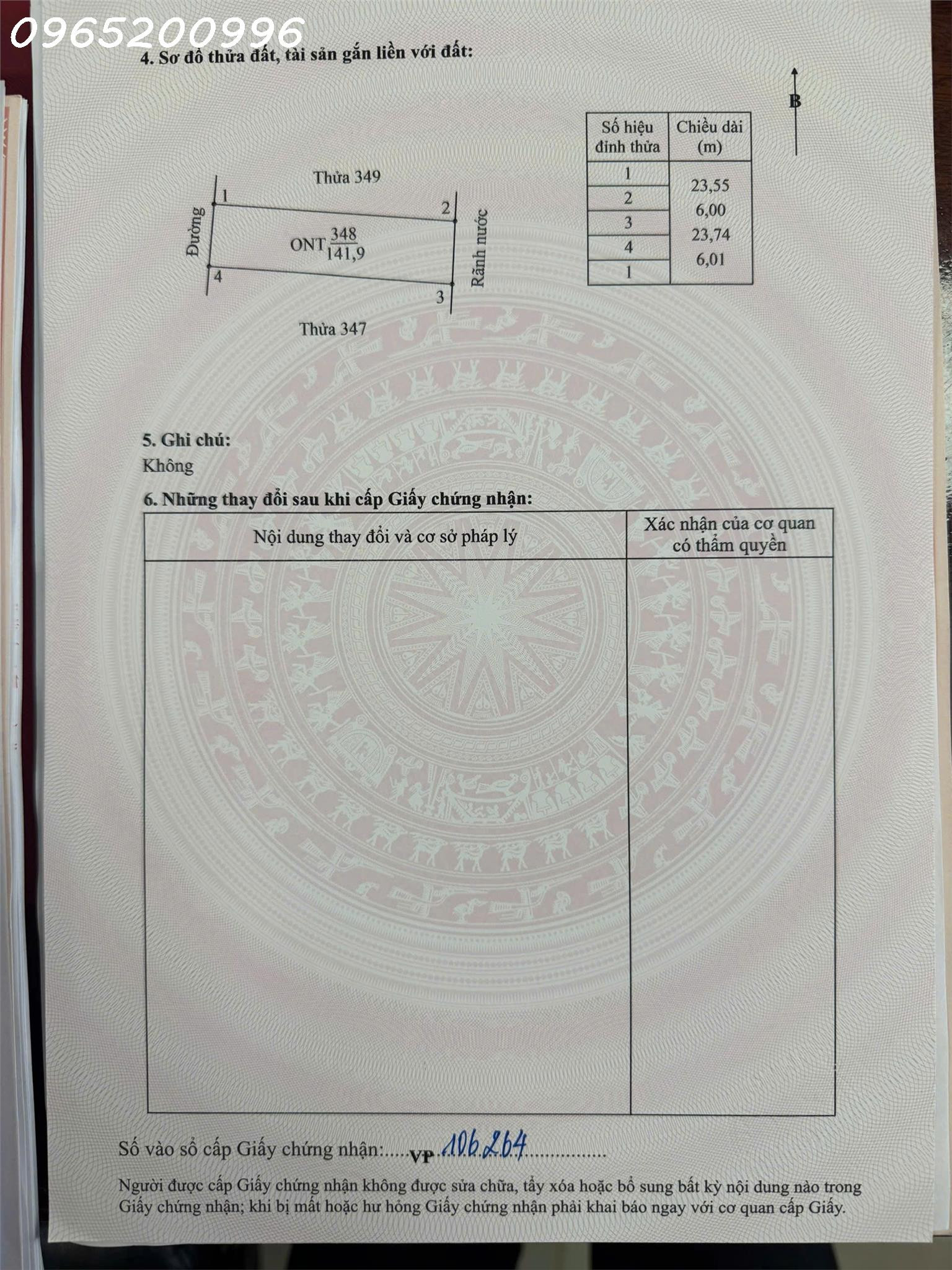 Siêu phẩm - Bán đất An Cư, xã Định Hoá, Ninh Bình, diện tích 141.9m2, giá đầu tư