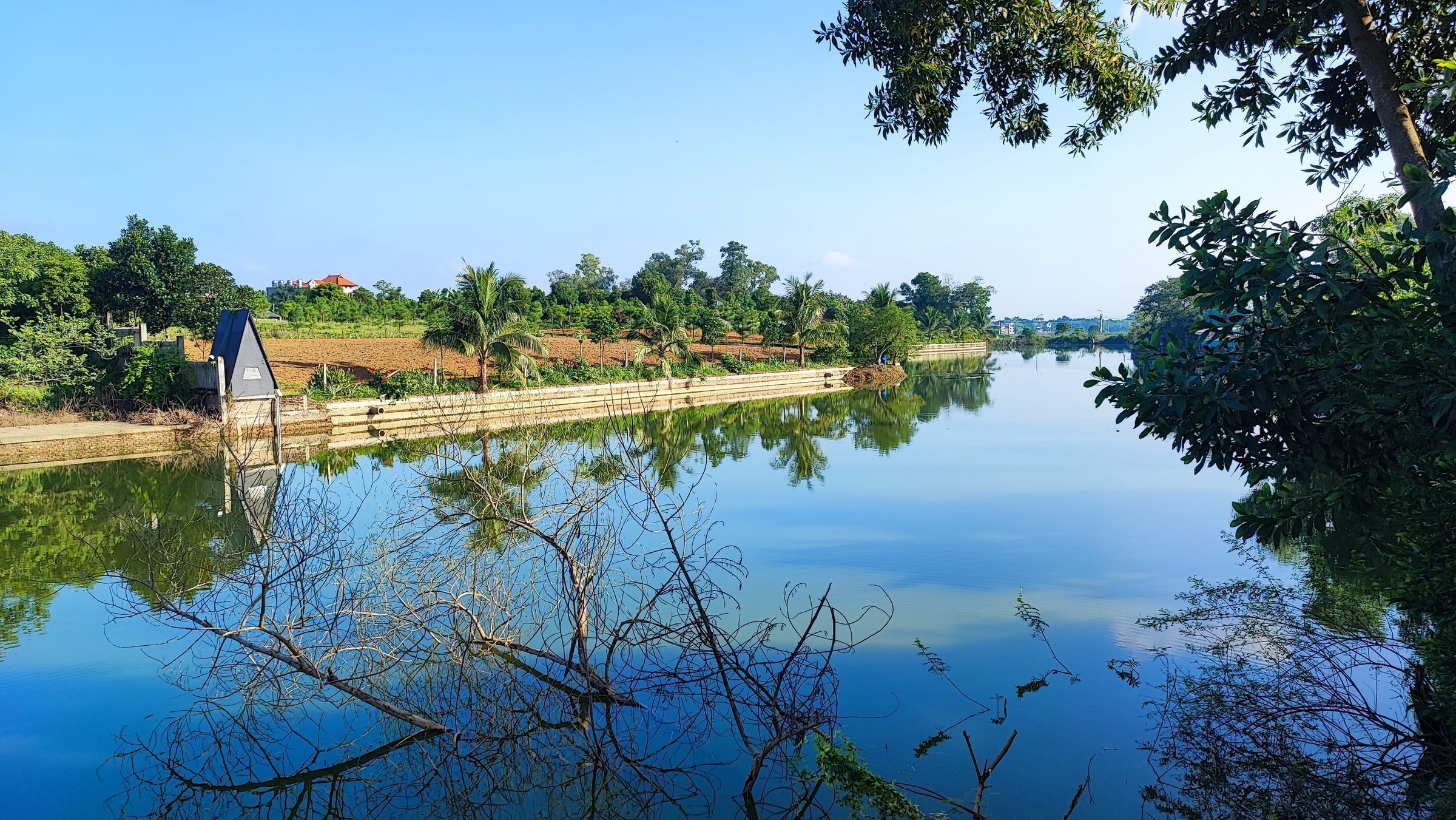 Bán đất 4017m² view hồ tại Xã Đoài Phương (cách khu CNC Hoà Lạc 3km)