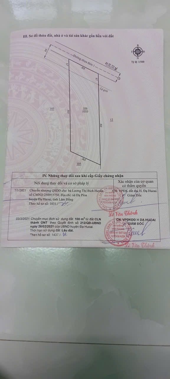 Mặt tiền đường nhựa