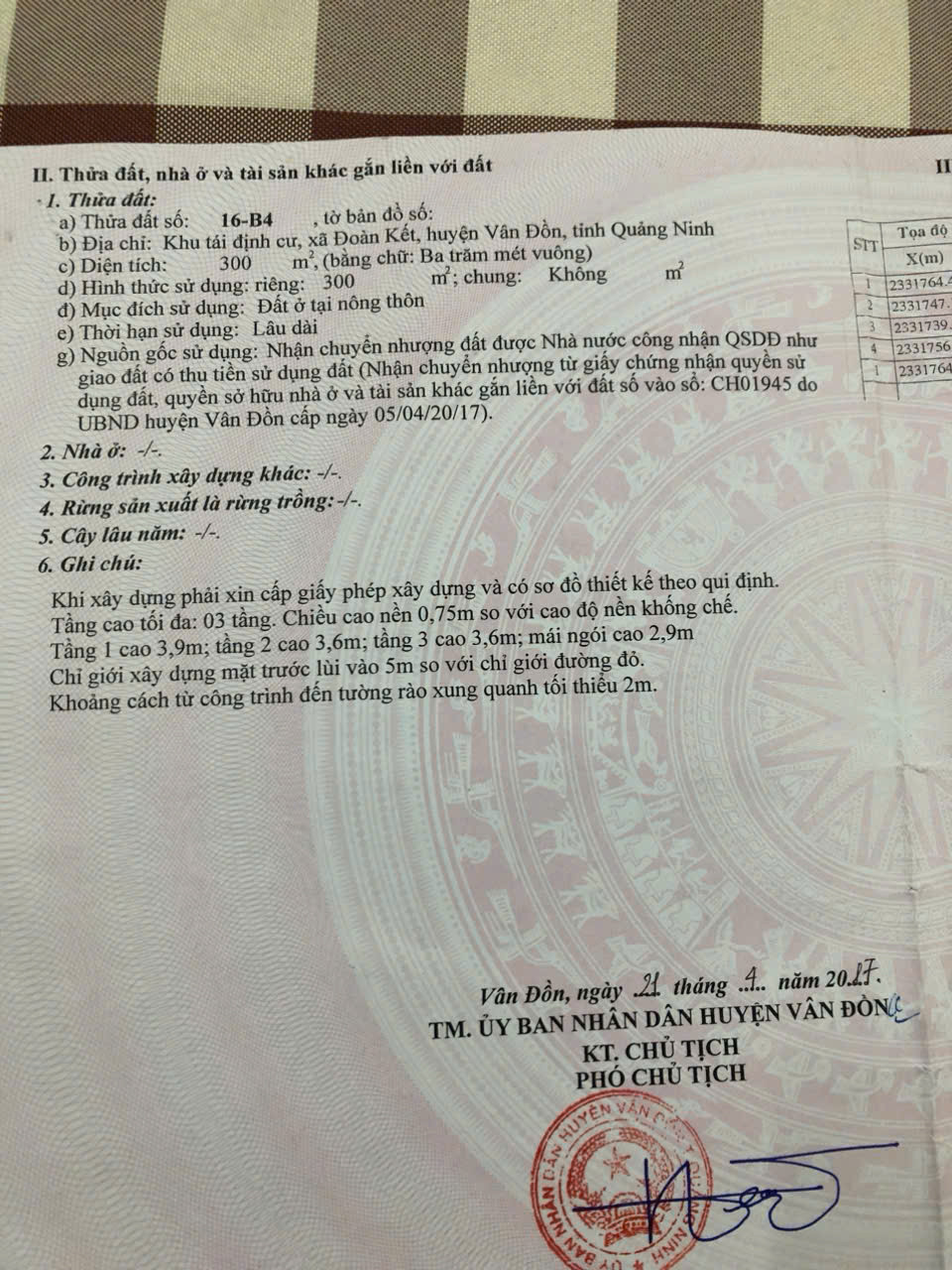 CƠ HỘI VÀNG SỞ HỮU ĐẤT BIỆT THỰ DUY NHẤT TẠI KĐT ĐOÀN KẾT – VÂN ĐỒN, QUẢNG NINH