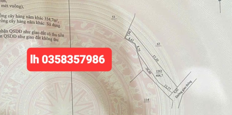 Bán đất 695m² ngang 12m giá 3.23 tỷ Xã Đồng Hỷ