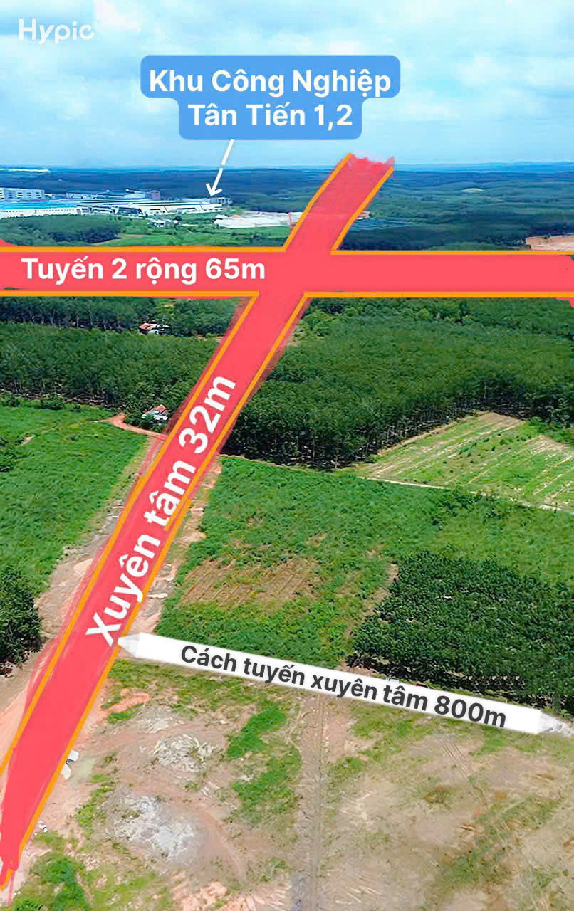 Bán đất sào 1059m² ngang 16m giá 5xx triệu_Vị trí gần tuyến 2 và cách xuyên tâm 800m