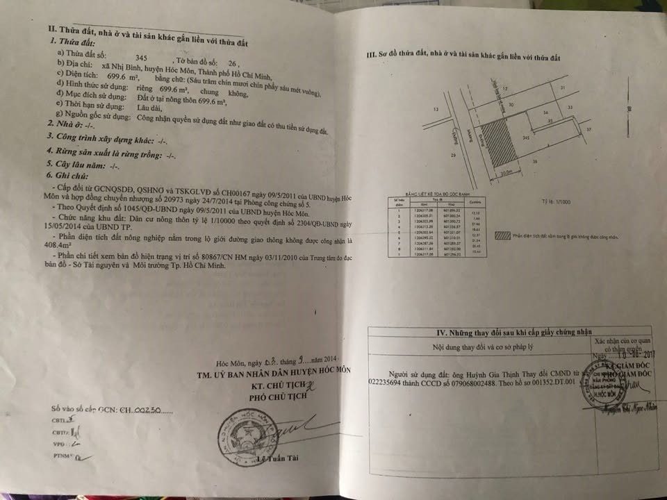 Bán đất 1314m² có sẵn 699m² thổ cư ngang 26m giá 11 tỷ tại Xã Đông Thạnh