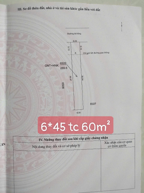 Bán đất 269m² giá 339 triệu Xã Dray Bhăng