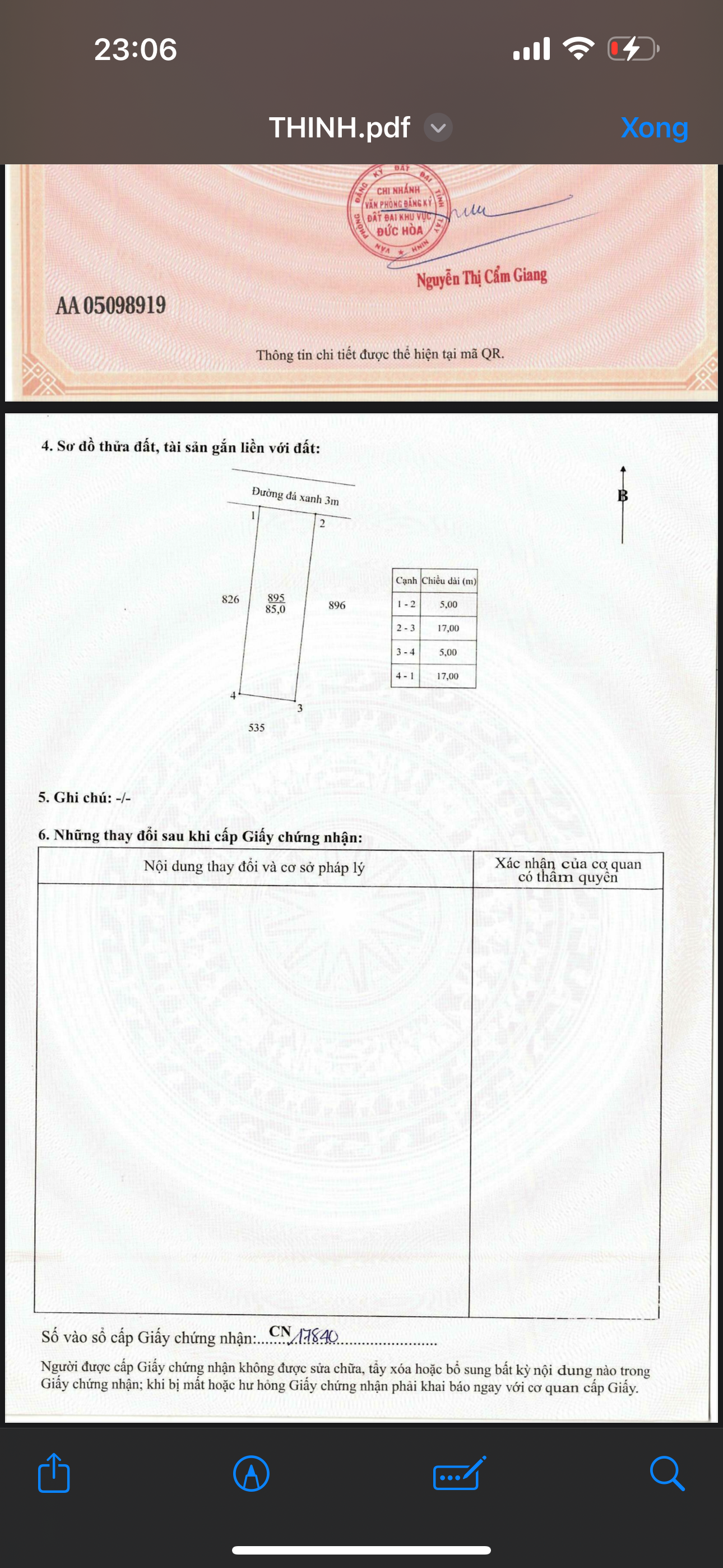 Bán đất 85m² full thổ cư ngang 5m giá 625 triệu tại Xã Đức Lập