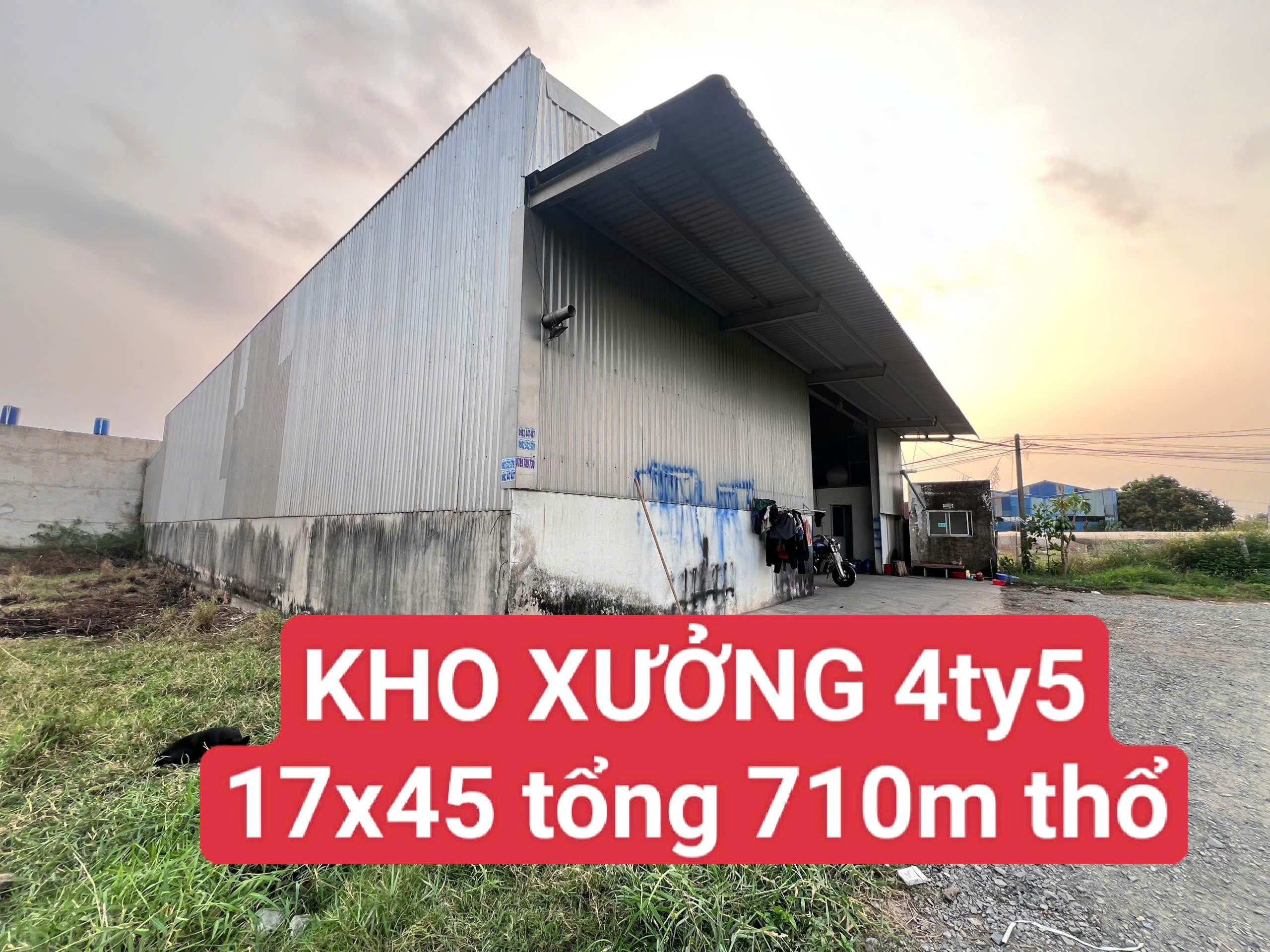 Bán nhà 710m² full thổ cư ngang 17m giá 4.5 tỷ tại Xã Đức Lập